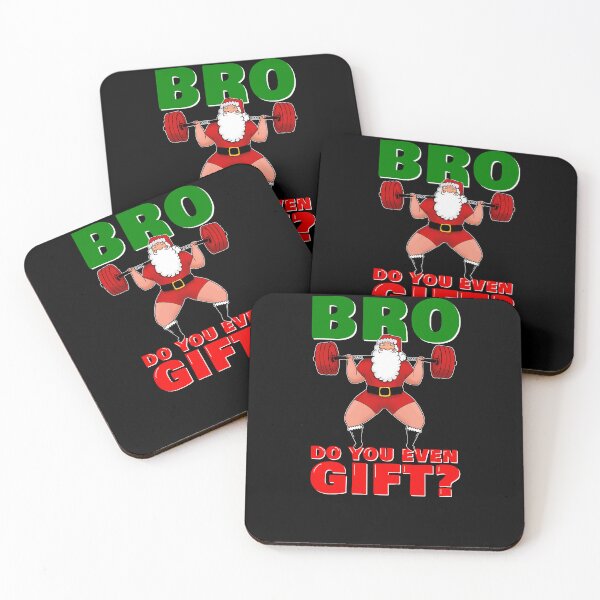 Item preview, Powerlifting Santa Squat Santa Do you Even Gift Bro designed and sold by SusanaDesigns.