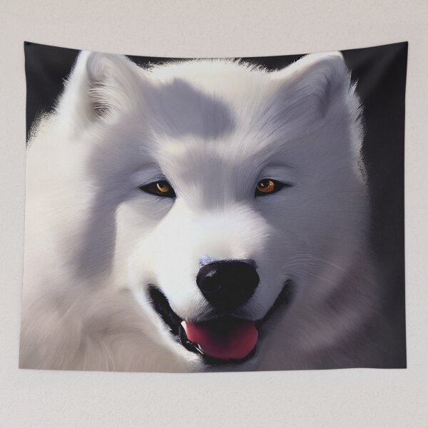 Item preview, Samoyed dog painting #2 designed and sold by supeart.