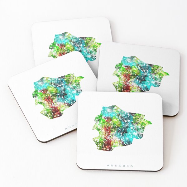 Item preview, Andorra Map Watercolor Painting designed and sold by InkistPrints.