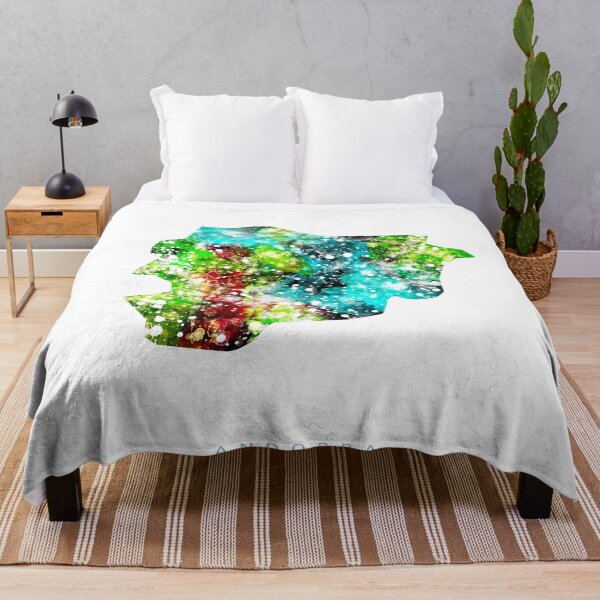 Item preview, Andorra Map Watercolor Painting designed and sold by InkistPrints.