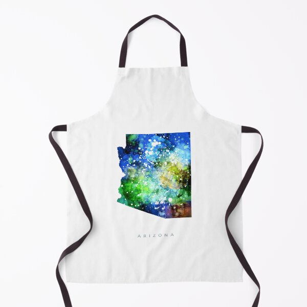 Item preview, Arizona Map Watercolor Painting designed and sold by InkistPrints.