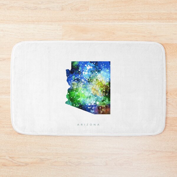 Item preview, Arizona Map Watercolor Painting designed and sold by InkistPrints.
