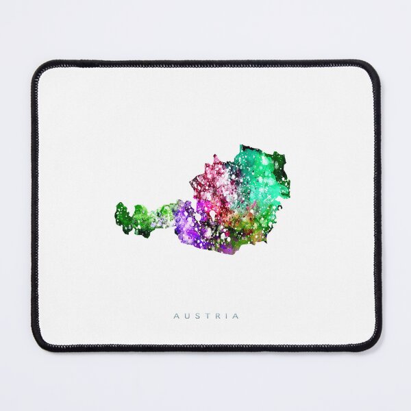 Item preview, Austria Map Watercolor Painting designed and sold by InkistPrints.
