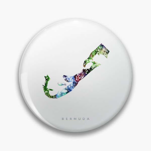 Item preview, Bermuda Map Watercolor Painting designed and sold by InkistPrints.