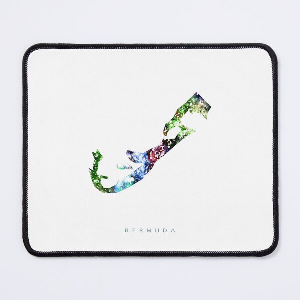 Item preview, Bermuda Map Watercolor Painting designed and sold by InkistPrints.