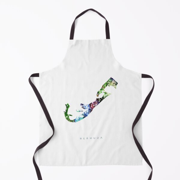 Item preview, Bermuda Map Watercolor Painting designed and sold by InkistPrints.