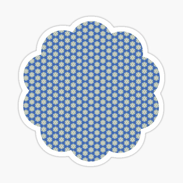 Les flocons bleus Sticker