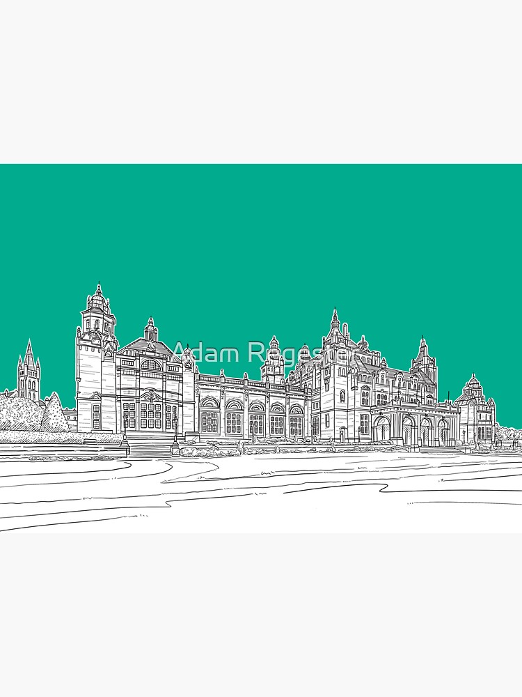 "Kelvingrove Art Gallery & Museum, Glasgow (Scotland) teal version