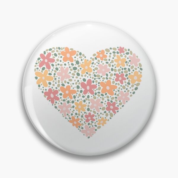 Item preview, Pastel colour floral heart designed and sold by Sanaura.