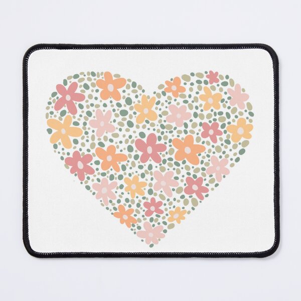 Item preview, Pastel colour floral heart designed and sold by Sanaura.