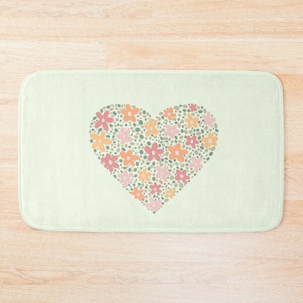 Item preview, Pastel colour floral heart designed and sold by Sanaura.