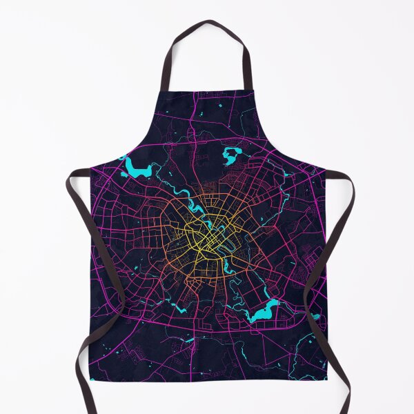 Item preview, Minsk City Map of Belarus - Neon designed and sold by deMAP.