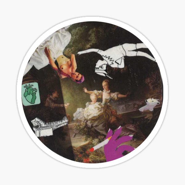 poking and pushing Sticker