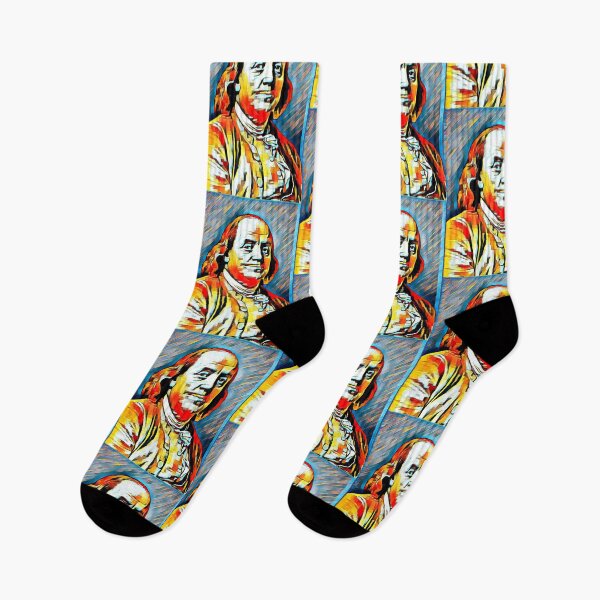 Artikelvorschau, Benjamin Franklin-Grafik | Benjamin Franklin-Porträt | Benjamin Franklin Wandkunst entworfen und verkauft von Suyogsonar25.