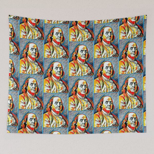Artikelvorschau, Benjamin Franklin-Grafik | Benjamin Franklin-Porträt | Benjamin Franklin Wandkunst entworfen und verkauft von Suyogsonar25.