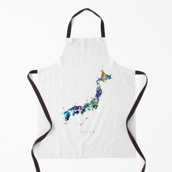 Item preview, Japan Map Watercolor Painting designed and sold by InkistPrints.