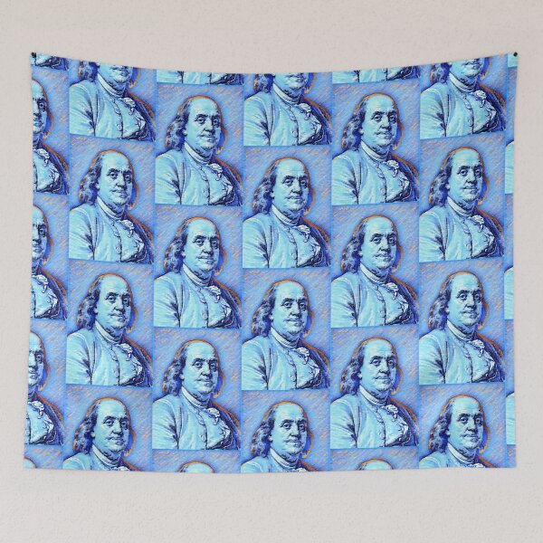 Artikelvorschau, Benjamin Franklin-Grafik | Benjamin Franklin-Porträt | Benjamin Franklin Wandkunst entworfen und verkauft von Suyogsonar25.