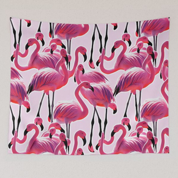Item preview, Flamingo Print Pattern designed and sold by ThePurpleMelon.