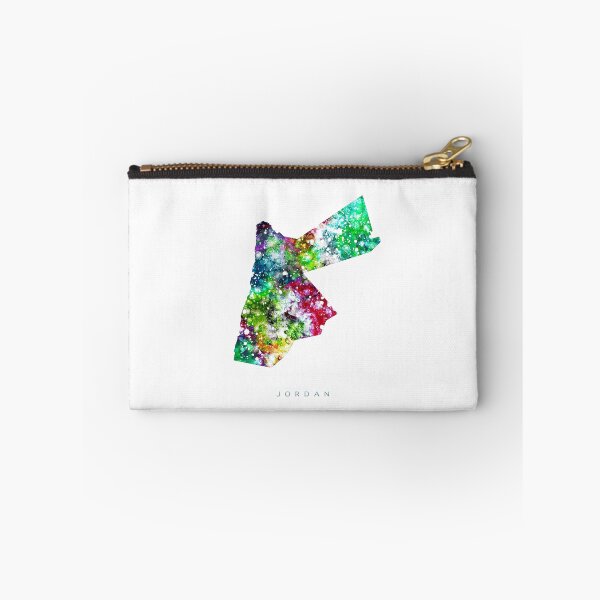 Item preview, Jordan Map Watercolor Painting designed and sold by InkistPrints.