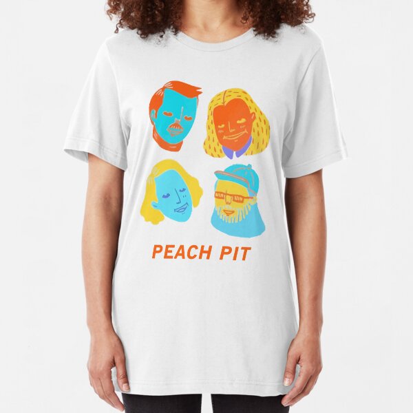 Peach Band Slim Fit T-Shirt