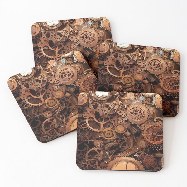 Item preview, Steampunk Clockwork Pattern designed and sold by CartoonrBOY.