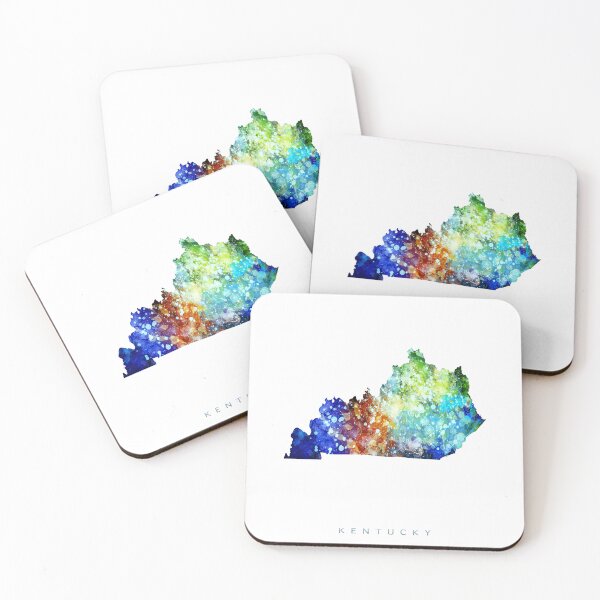 Item preview, Kentucky Map Watercolor Painting designed and sold by InkistPrints.