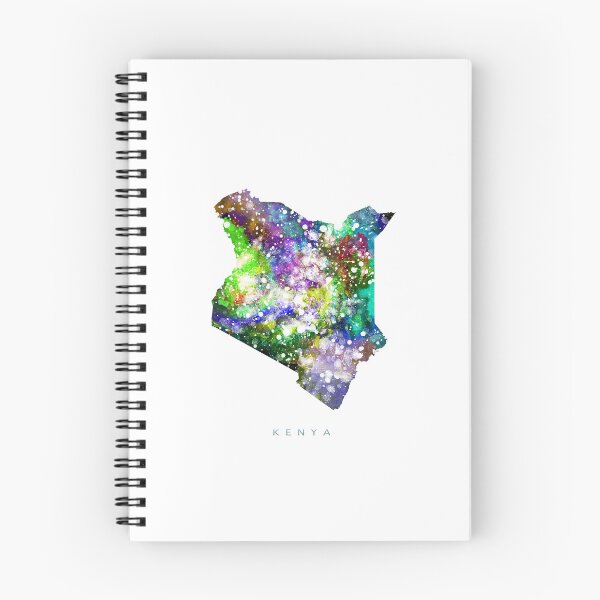 Item preview, Kenya Map Watercolor Painting designed and sold by InkistPrints.