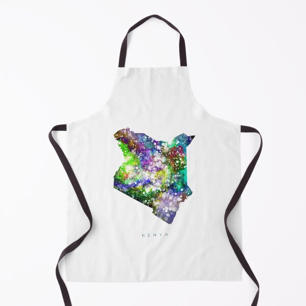 Item preview, Kenya Map Watercolor Painting designed and sold by InkistPrints.