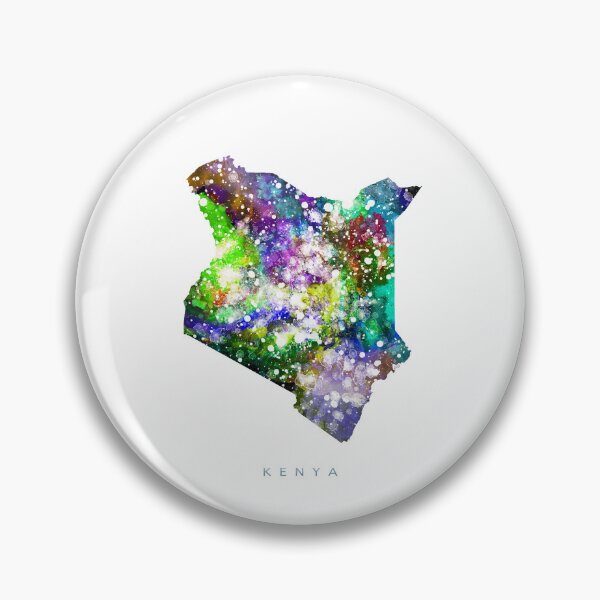 Item preview, Kenya Map Watercolor Painting designed and sold by InkistPrints.