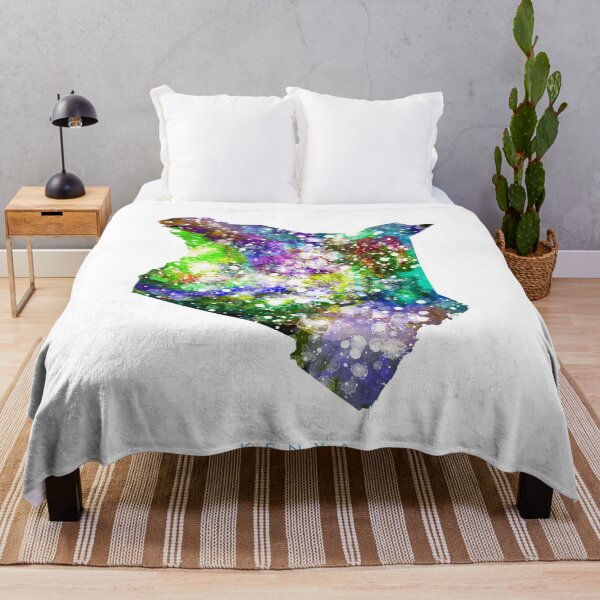 Item preview, Kenya Map Watercolor Painting designed and sold by InkistPrints.