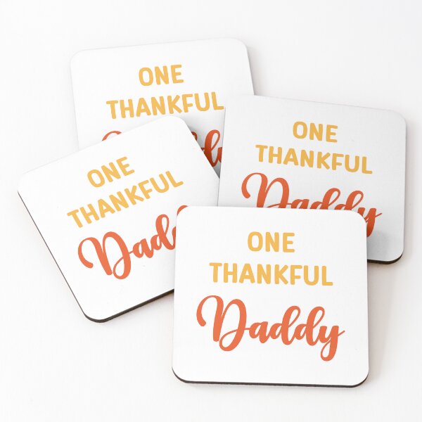 Item preview, One Thankful Daddy Dad Funny Cute Adorable Thanksgiving Quote designed and sold by absolutdesign.