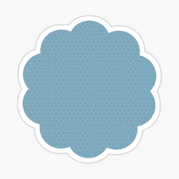 Bleu glacier Sticker