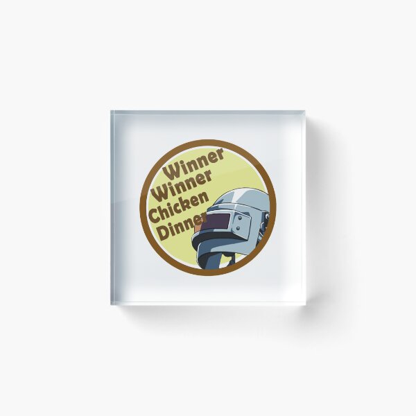 Item preview, PUBG WINNER WINNER STICKER designed and sold by Tedefred.