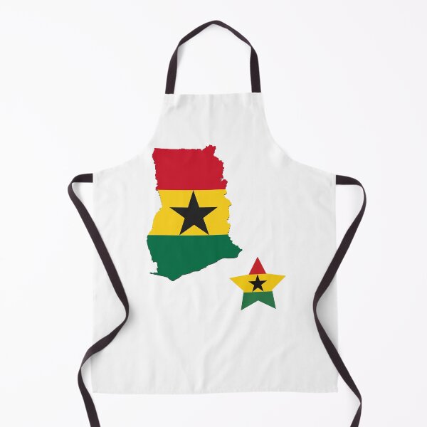 Item preview, Ghana Map Flag designed and sold by Tienda-Vane.