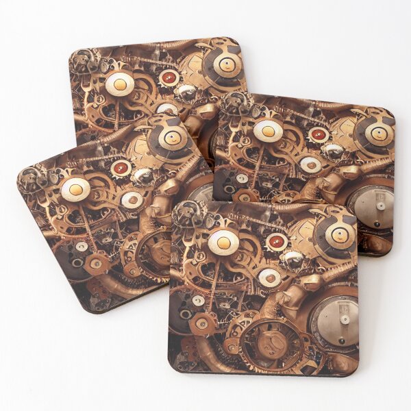 Item preview, Steampunk Clockwork Pattern designed and sold by CartoonrBOY.