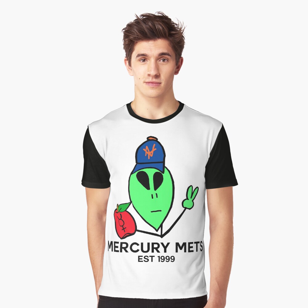 Mercury Mets black text (New York Mets) | Essential T-Shirt