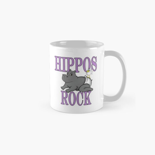 Aperçu de l'œuvre Hippos Rock - Bébé Hippopotame créée et vendue par Hippogal.
