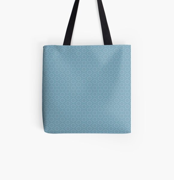 Bleu glacier Tote bag doublé