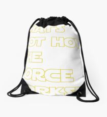 Han Solo Quote Drawstring Bag