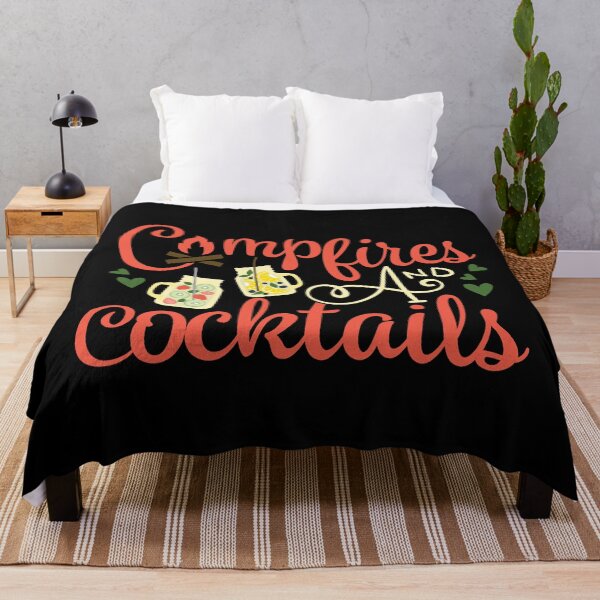 Item preview, Campfires and Cocktails - Camping Lovers designed and sold by DebbisPalette.