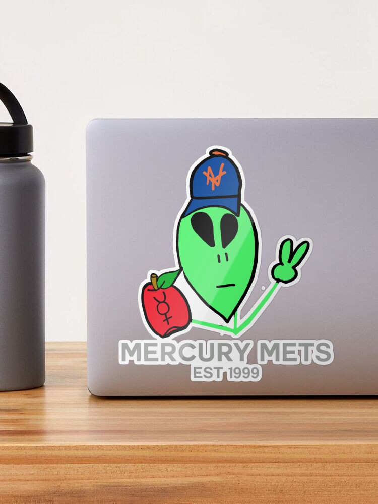 Mercury Mets black text (New York Mets) Sticker for Sale by