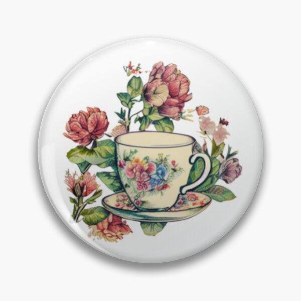 Item preview, Vintage Rose Tea Cup designed and sold by Paint-of-Heart.