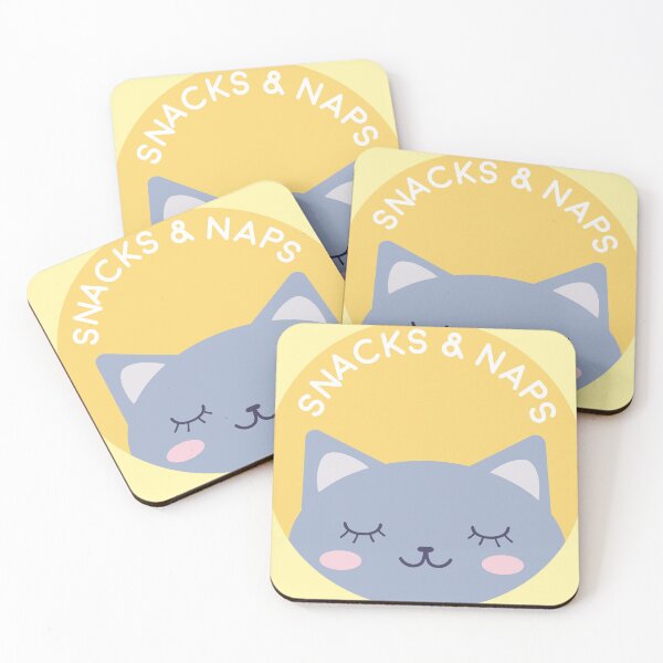 Item preview, Snacks and Naps Cat designed and sold by GlitterBones.