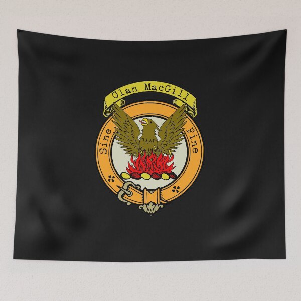 Item preview, MacGill Clan Surname crest designed and sold by BagTown Clans.