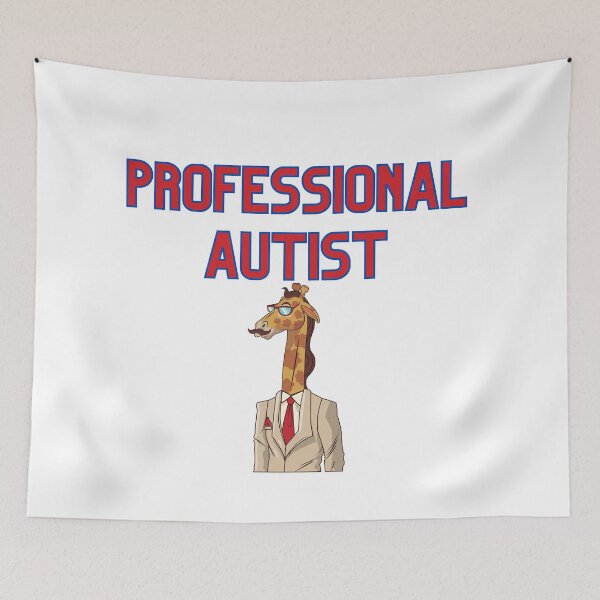 Item preview, Professional Autist Giraffe  designed and sold by Forethoughts.