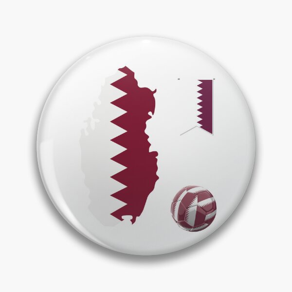 Item preview, Qatar Map Flag designed and sold by Tienda-Vane.