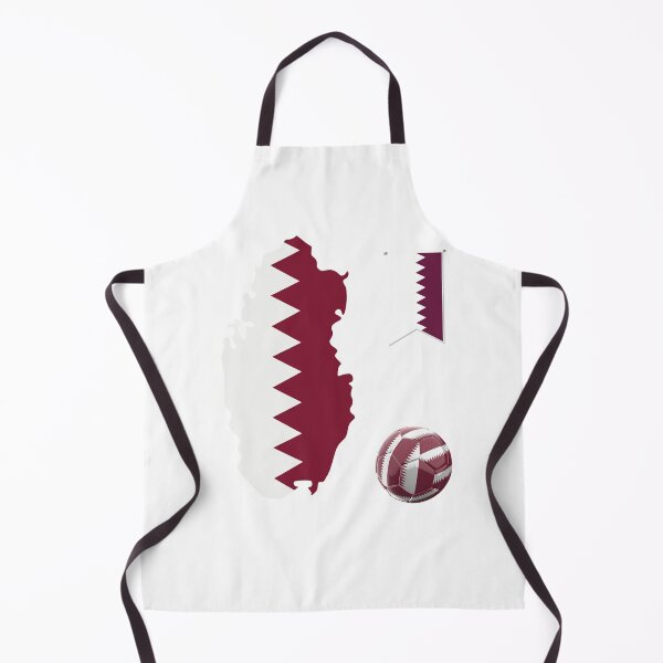 Item preview, Qatar Map Flag designed and sold by Tienda-Vane.