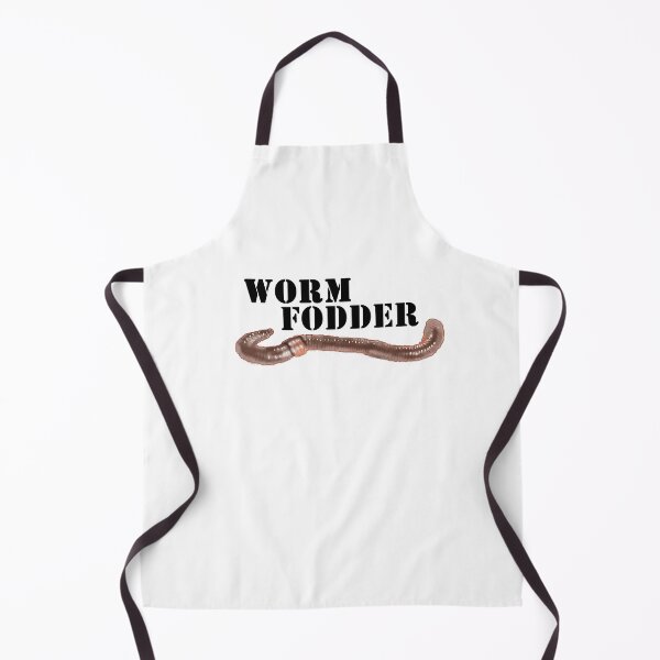 Item preview, Worm Fodder - Black Text with Earthworm designed and sold by MountMercantile.
