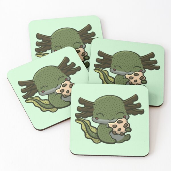Aperçu de l'œuvre Biscuit Axolotl vert sauvage créée et vendue par NLDStudios.