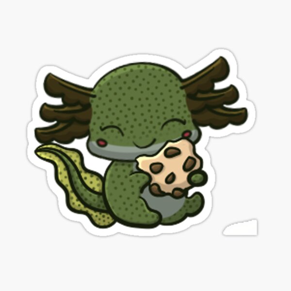 Character Cartoon Fiction, Axolotl, sticker, fictional Character, animal  png